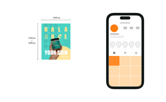 Instagram feed design example