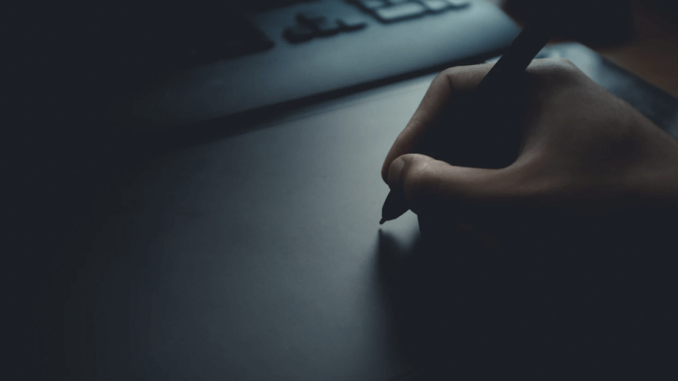 Programmers Hands Are Coding On A Laptop In The Dark With A View