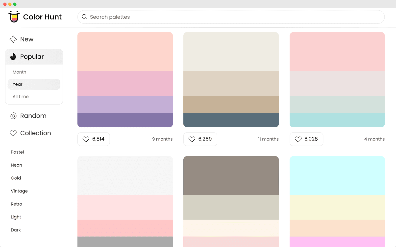 Color Palette Shade Card Color Theory Theme Guide Harmony Vector