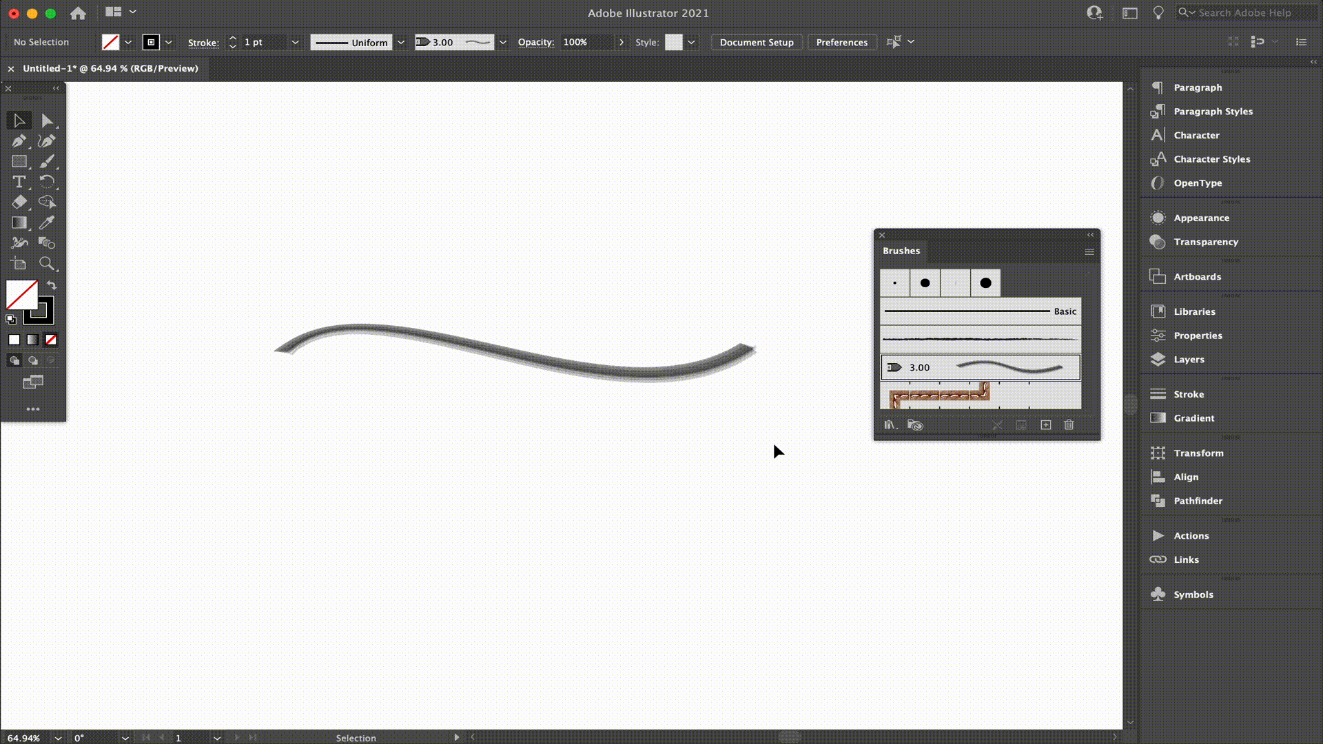 How to Draw Smooth Lines Using the Paintbrush Tool in Illustrator