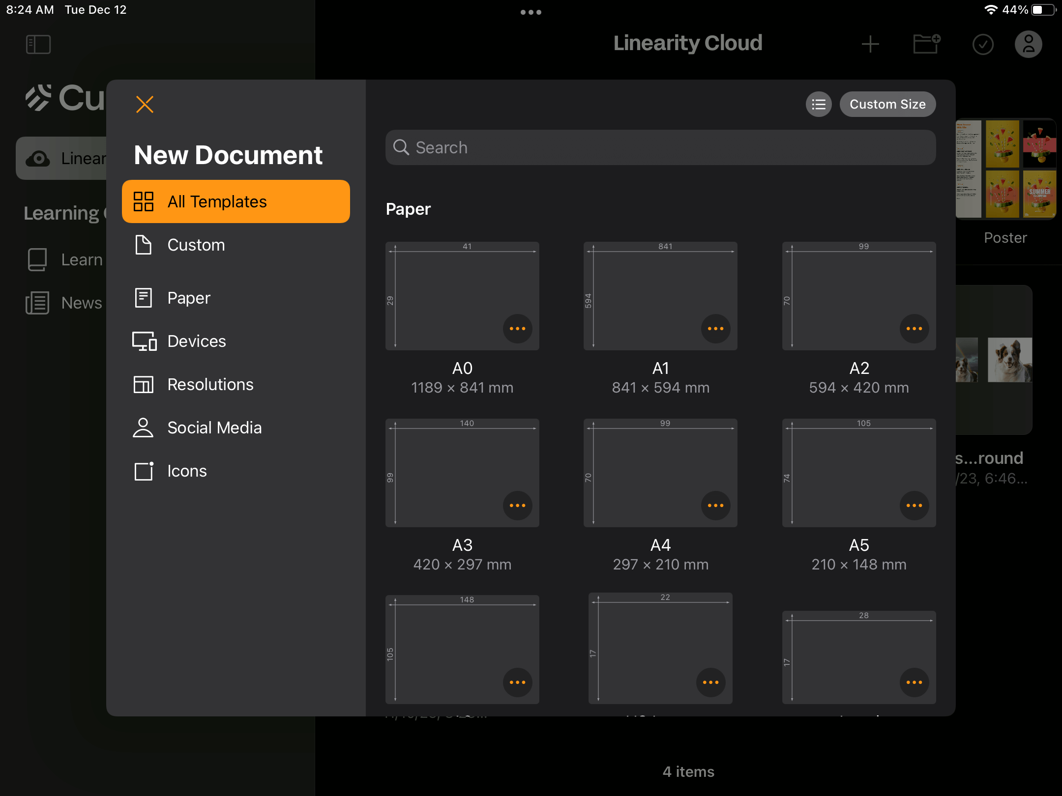 Linearity Curve new document