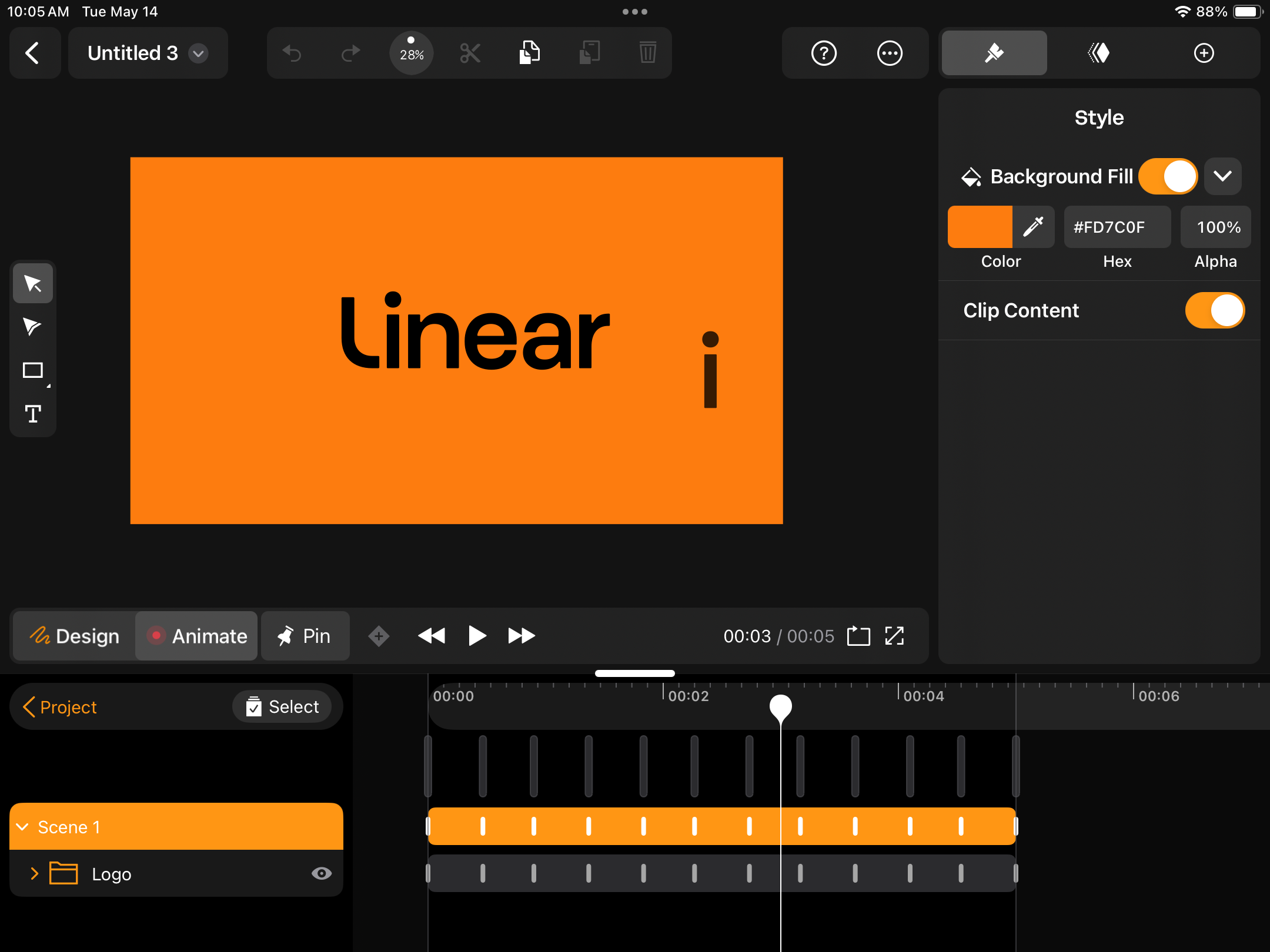 Timeline Linearity Move