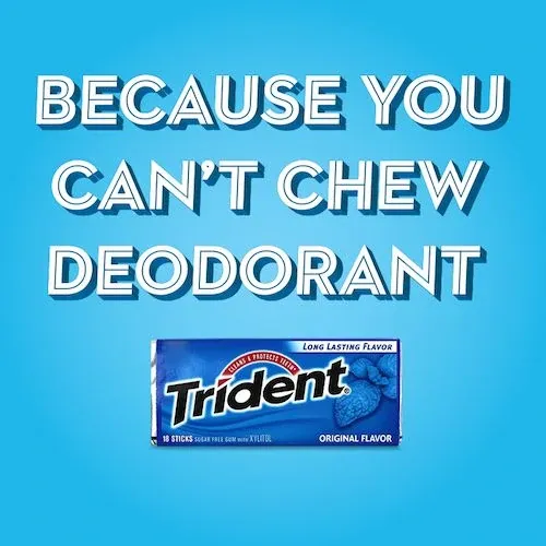 Trident banner ad