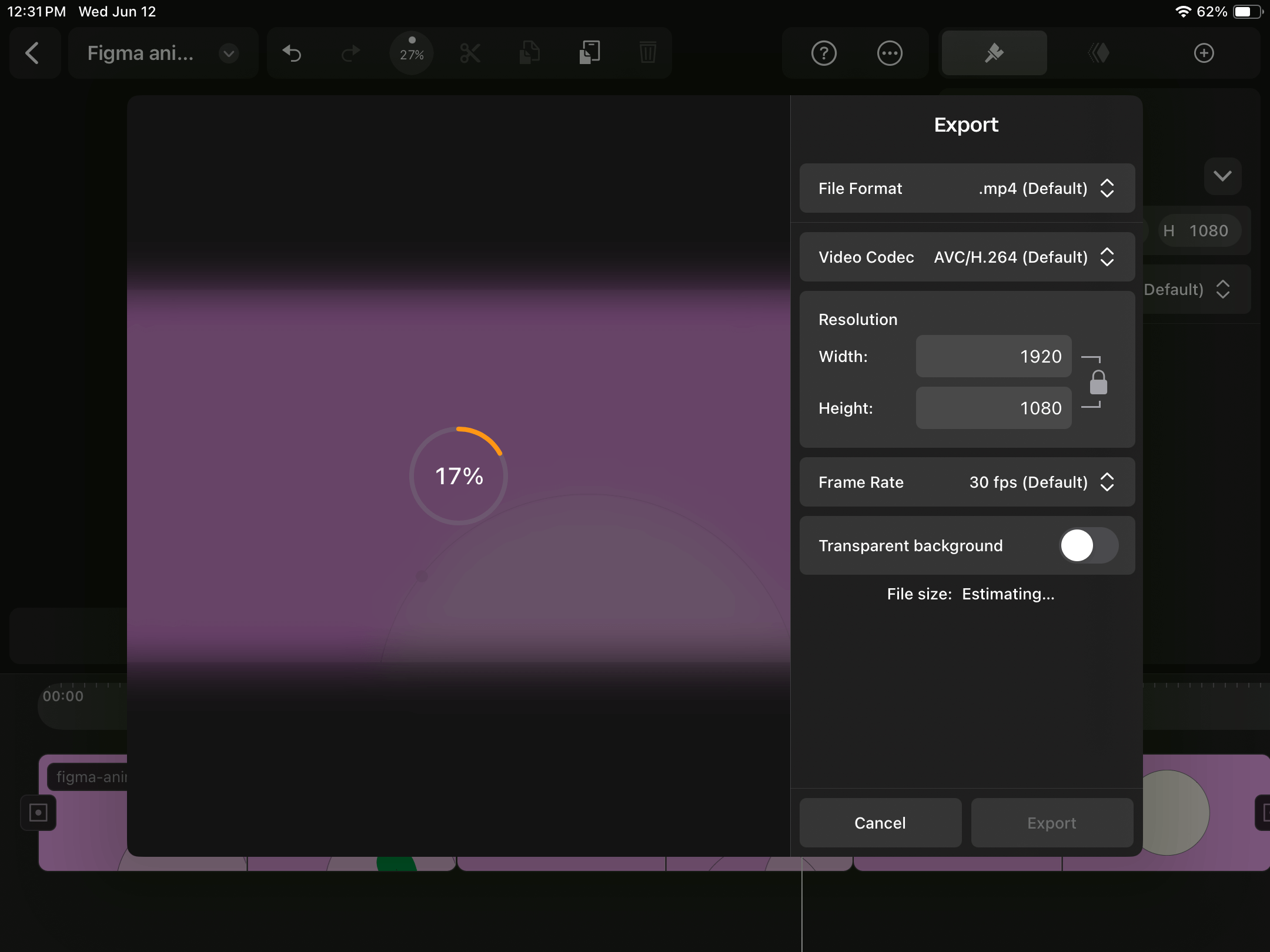 Exporting video Linearity Move