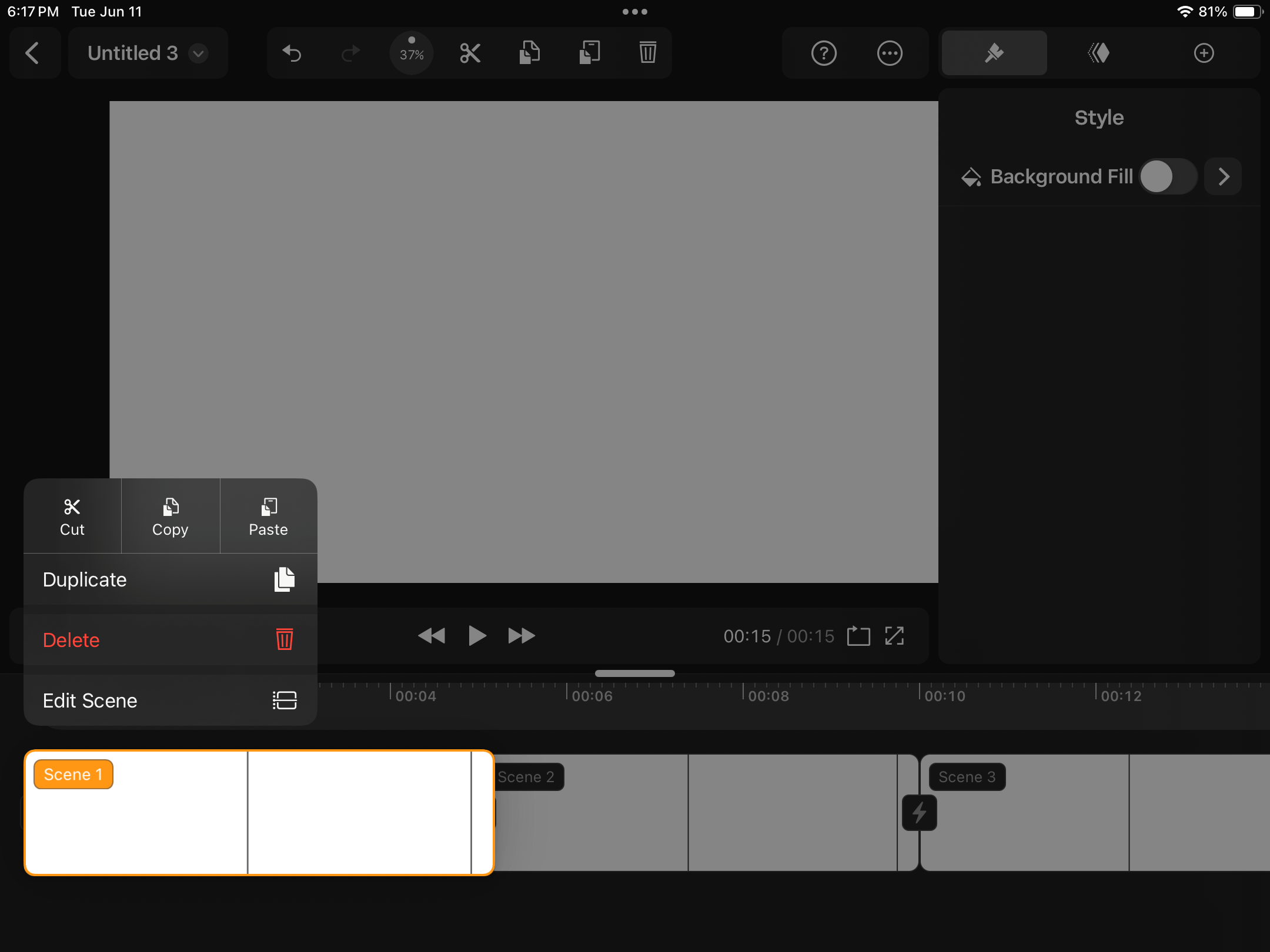 Paste scenes Figma to Linearity Move