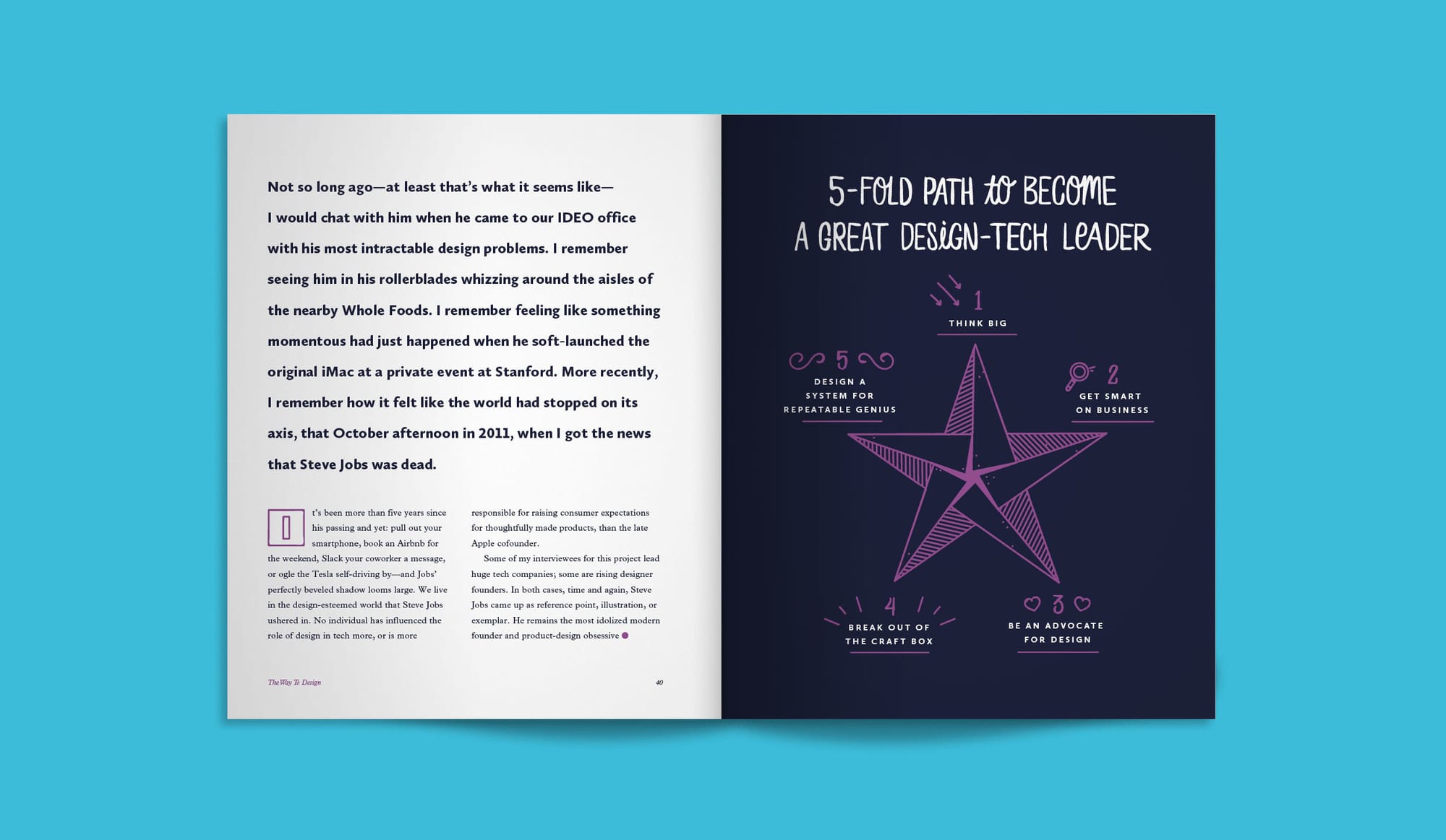 The Way To Design book spread