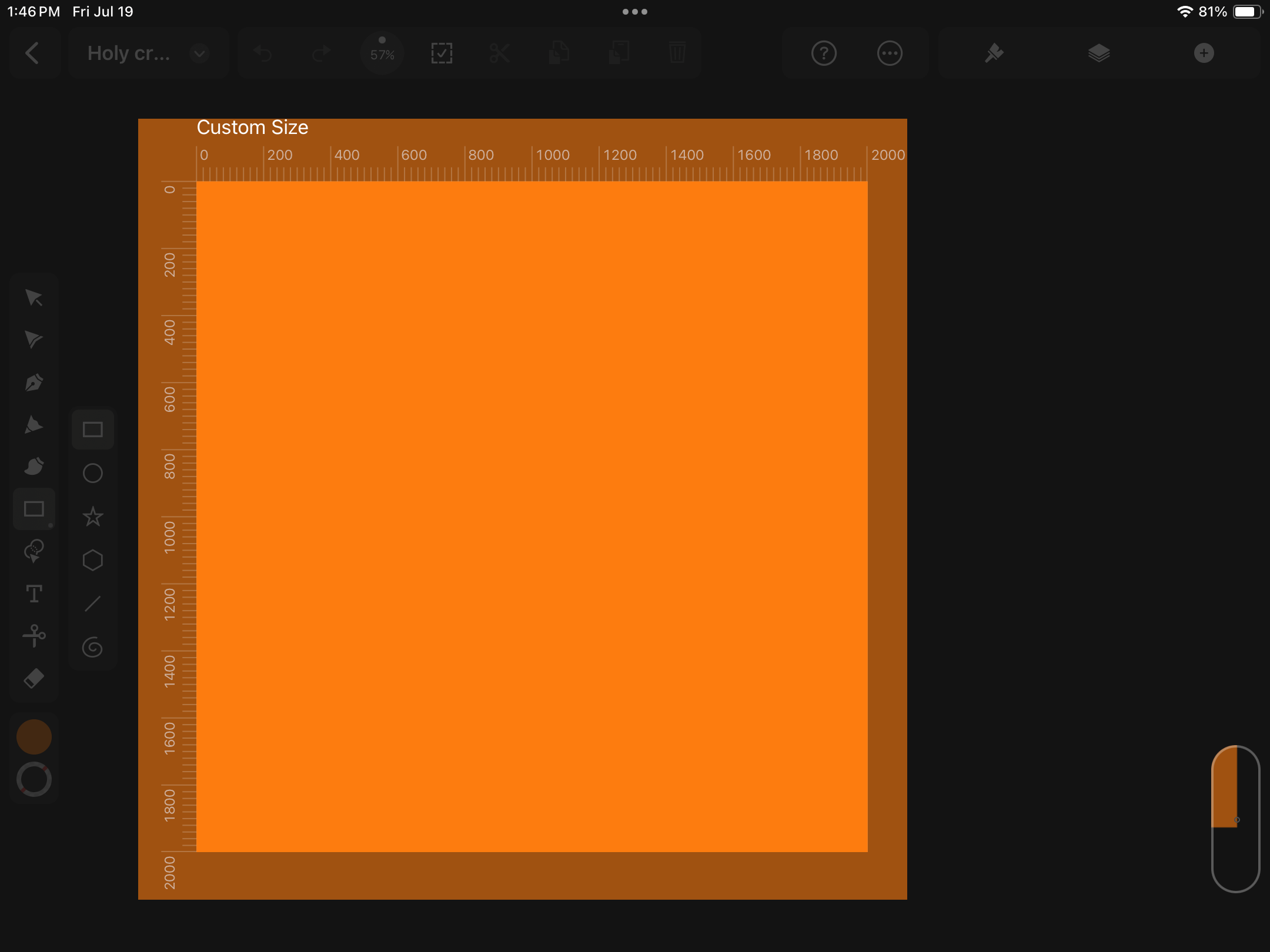 Select a background color