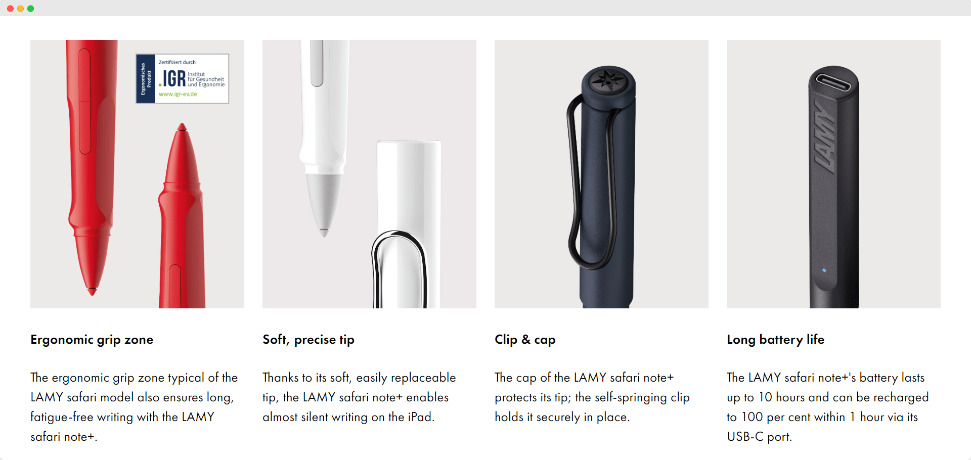 LAMY digital pens