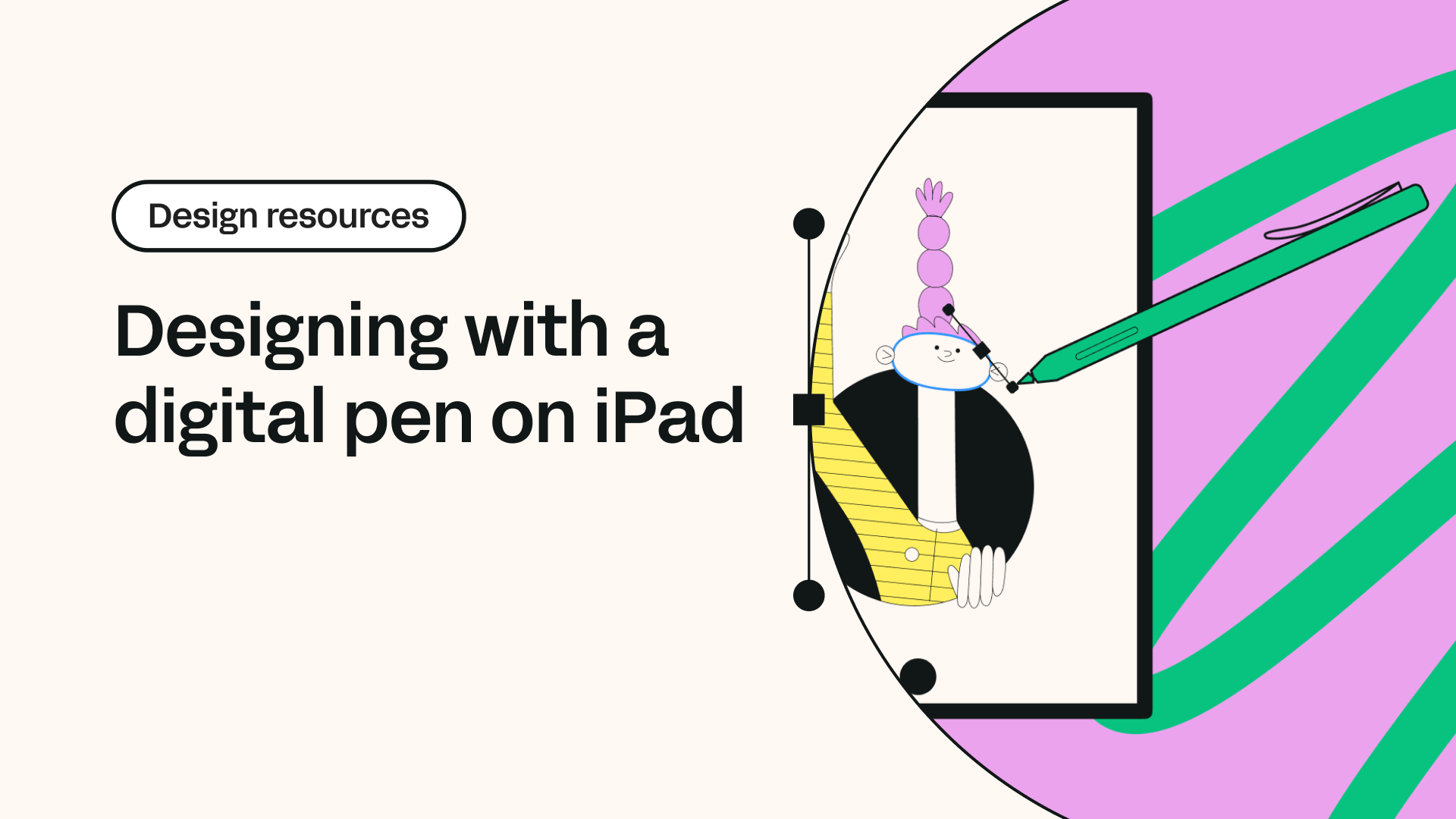 Designing with a digital pen on iPad | Linearity