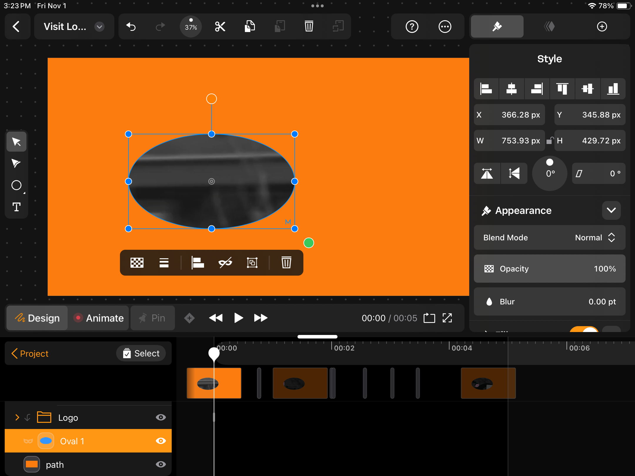 Masked video Linearity Move