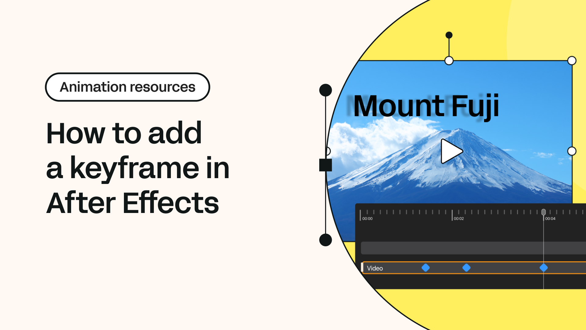 How to add a keyframe in After Effects | Linearity