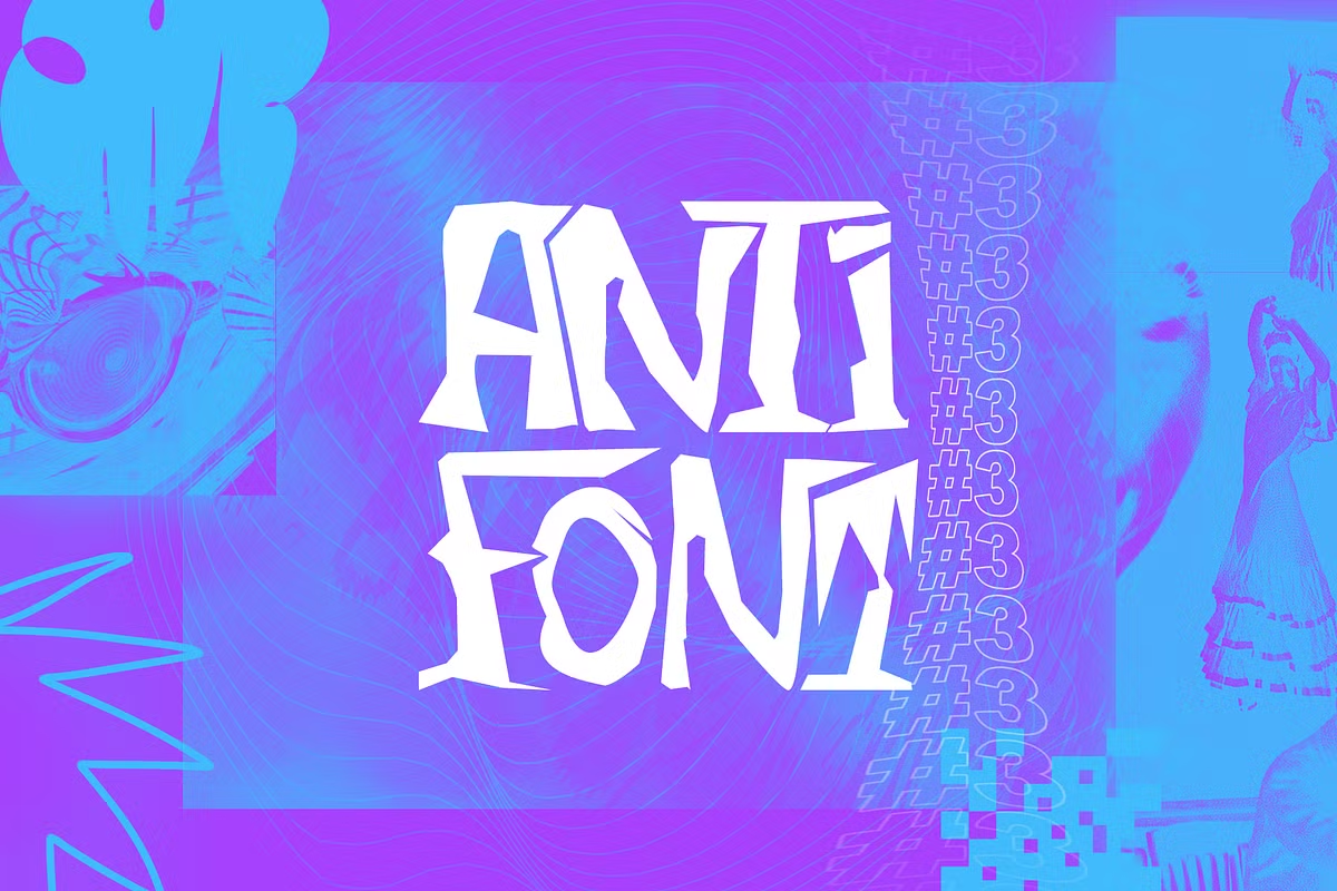 Anti-Font #3 by bbymedia.store