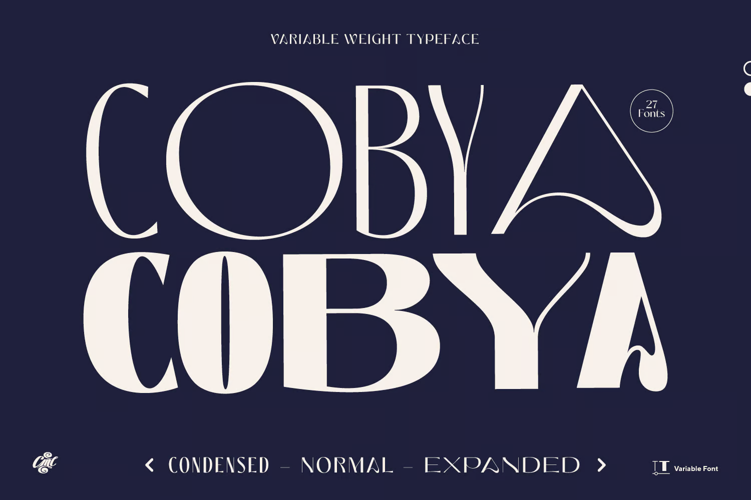 Cobya font by creativemedialab